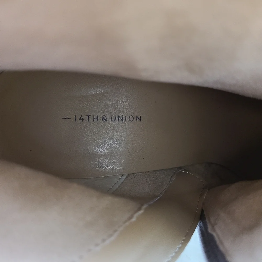 NEW 14TH & UNION braxten snakeskin booties